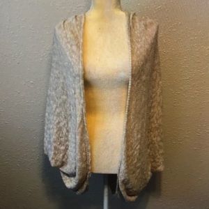 Anthropologie sparrow tan dolman sleeve is car Dugan